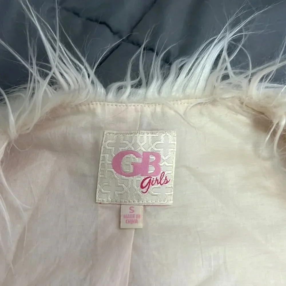 Gianni Bini Girls Faux Fur Vest size S